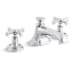 Kallista Bellis 1.2 GPM Widespread Bathroom Faucet with Noble Spout, Cross Handles, and Pop-Up Drain Assembly Polished Chrome