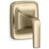 Kallista Per Se Lever Handle Diverter Valve Trim - Less Rough In Brushed French Gold