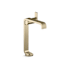 Kallista Guise Collection 1.2 GPM Vessel Single Hole Bathroom Faucet with Pop-Up Drain Assembly Brushed French Gold