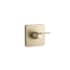 Kallista Guise Collection Thermostatic Valve Trim Only with Single Lever Handle - Less Rough In Brushed French Gold