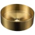Karran USA Cinox 15" Circular Stainless Steel Vessel Bathroom Sink Gold