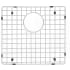 Karran USA 16" L x 14-7/8" W Stainless Steel Basin Rack with Protective Bumpers for Quartz Sink Stainless Steel