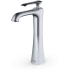 Karran USA Woodburn 1.2 GPM Vessel Single Hole Bathroom Faucet with Pop-Up Drain Assembly Stainless Steel
