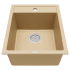 Karran USA Quartz Top Mount Sinks 15-3/4" Drop In Single Basin Quartz Composite Kitchen Sink Bisque