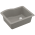 Karran USA Quartz QU 24" Undermount Single Basin Quartz Composite Kitchen Sink Concrete