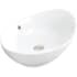 Karran USA Valera 22-7/8" Oval Vitreous China Vessel Bathroom Sink with Overflow White