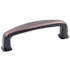 KasaWare Pack of (8) Classic 3" Center to Center Curved Square Cabinet Handles / Drawer Pulls Brushed Oil Rubbed Bronze