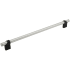 Keeler Sydney 18" Center to Center Solid Brass Split Finish Custom Exclusive Appliance Handle / Pull Matte Oil Rubbed Bronze / Satin Nickel