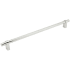 Keeler Marianna 18" Center to Center Coined Reeded Solid Brass Custom Exclusive Appliance Bar Handle / Pull Polished Nickel