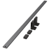 Kessebohmer CONERO 22-7/8" Aluminum Shoe Fence Powder Black