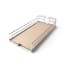 Kessebohmer 7 Inch Wide Dispensa Tray Chrome / Maple