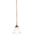 Kichler Dover Single Light 7" Wide Mini Pendant Antique Brass
