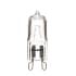 This fixture includes (3) 50W G9 Halogen Bulbs.