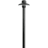 Kichler Single 12V Bollard Path Light Black Brass
