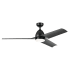 Kichler Fit 54" 3 Blade Indoor / Outdoor LED Ceiling Fan with Opal Glass Shade Satin Black