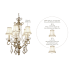 Kichler 42115SRM Shade Options