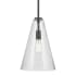 Kichler Everly 11" Wide Pendant Black