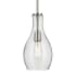 Kichler Everly 7" Wide Mini Pendant Brushed Nickel