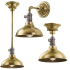 Kichler Cobson Single Light 8" Wide Convertible Mini Pendant Natural Brass