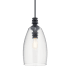 Kichler Lakum 10" Wide Single Pendant with Clear Glass Shade Black