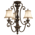 Semi-Flush Installation with Optional Shades (4086 Sold Separately)