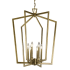 Kichler Abbotswell 6 Light 25" Wide Chandelier Natural Brass