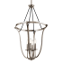 Kichler Thisbe 4 Light 18" Wide Taper Candle Pendant Classic Pewter