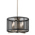 Kichler Titus 4 Light 14.25" Wide Pendant with Metal Shade Polished Nickel