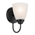 Kichler Jolie 9" Tall Bathroom Sconce Black