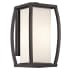 Kichler Bowen Collection 1 Light 16" Outdoor Wall Light Architectural Bronze
