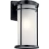 Kichler Toman Single Light 20" Tall LED Outdoor Wall Sconce with a Satin Etched Shade Black