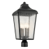 Kichler Forestdale 4 Light 22" Tall Post Light Textured Black