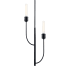 Kichler Hatton 2 Light 10" Wide Single Pendant Black