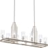 Kichler Kimrose 10 Light 45" Wide Linear Chandelier Polished Nickel