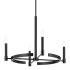 Kichler Tolani 4 Light 26" Wide Taper Candle Style Chandelier Black