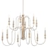Kichler Karthe 12 Light 42" Wide Chandelier Brushed Nickel