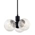 Kichler Silvarious 3 Light 17" Wide Pendant Black