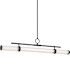 Kichler Riven 48" Wide LED Linear Chandelier Black