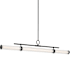 Kichler Riven 60" Wide LED Linear Chandelier Black