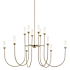 Kichler Moraine 50" Wide LED Chandelier Champagne Bronze