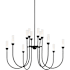 Kichler Moraine 40" Wide LED Chandelier Black