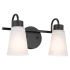 Kichler Erma 2 Light 14" Wide Vanity Light Black