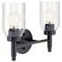 Kichler Madden 2 Light 15" Wide Vanity Light Black