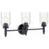 Kichler Madden 3 Light 24" Wide Vanity Light Black