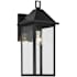 Kichler Prin 17" Tall Outdoor Wall Sconce Black