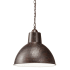 Kichler Missoula Single Light 14" Wide Pendant with Metal Shade Bronze