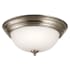Kichler 2 Light 13" Wide Flush Mount Bowl Ceiling Fixture Antique Pewter