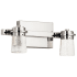 Kichler 2 Light 15" Wide Integrated LED Bathroom Vanity Light Polished Nickel