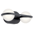 Kichler Brettin 2 Light 14" Wide LED Bathroom Vanity Light Matte Black
