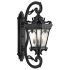 Kichler Tournai Collection 4 Light 46" Outdoor Wall Light Black